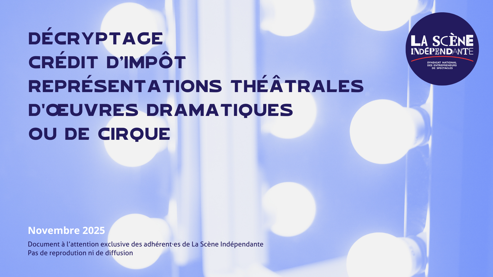 guidecreditdimpot representationstheatrales œuvresdramatiquesoudecirque